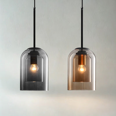 Belluno Lampa Wisząca | Elegancka Lampa Z Przezroczystego Szkła