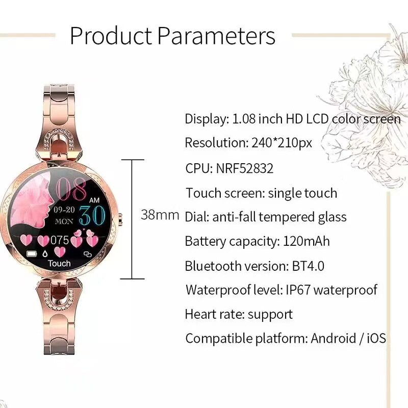 Beau Smartwatch | Wodoodporny Z Funkcjami Aktywności