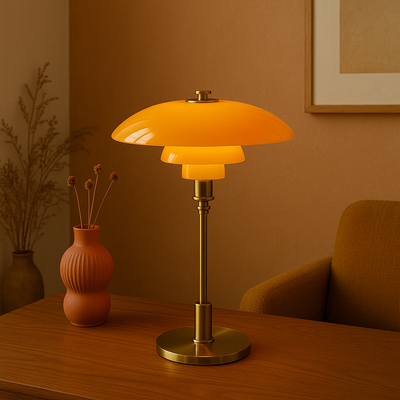 Aurivio Lampa Stołowa | W Stylu Retro
