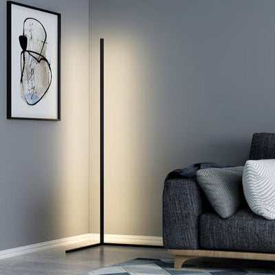 CornerGlow Lampa LED do Rogu | Minimalistyczna Lampa Podłogowa z Aluminium