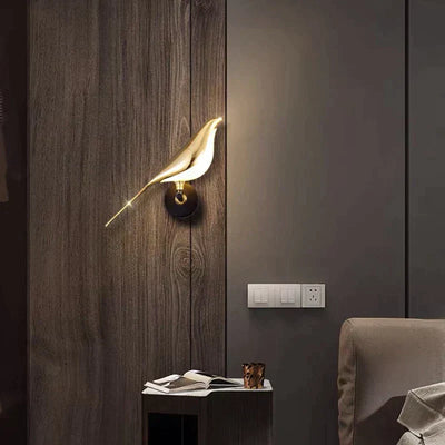 Bordik | Nowoczesna Lampa Ścienna Bird Do Salonu i Przedpokoju