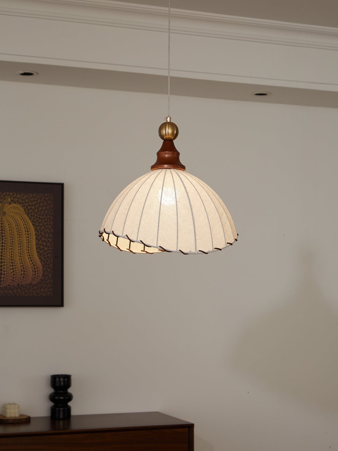 Clarella Lampa Wisząca | Stylowa Lampa Z Tkaniny Vintage