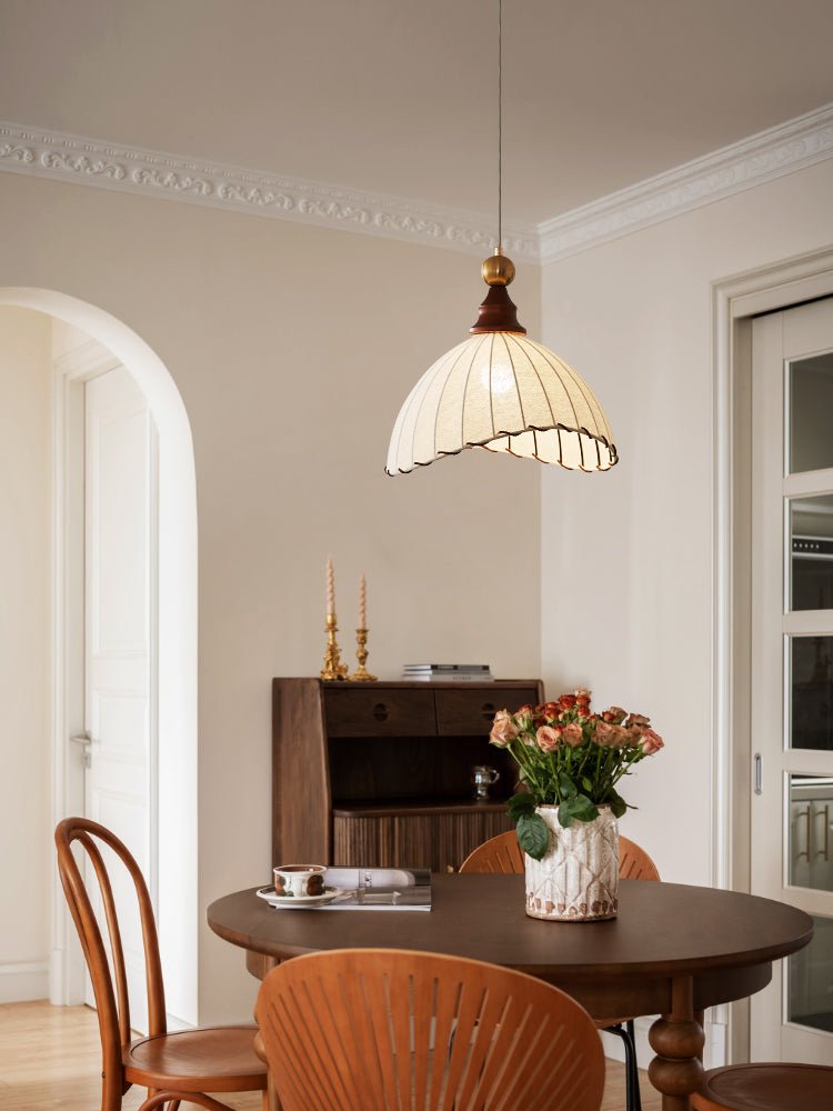 Clarella Lampa Wisząca | Stylowa Lampa Z Tkaniny Vintage