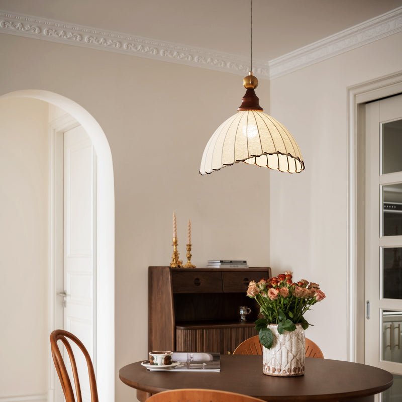 Clarella Lampa Wisząca | Stylowa Lampa Z Tkaniny Vintage