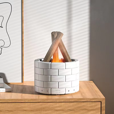 AirFlame Ultrasonic Nawilżacz Powietrza z Efektem Płomienia Kominkowego | Kompaktowy i Efektywny