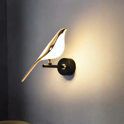 Bordik | Nowoczesna Lampa Ścienna Bird Do Salonu i Przedpokoju