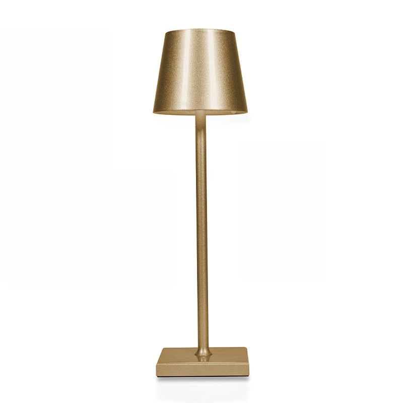 Bezprzewodowa Lampa Stołowa Led | Nowoczesne Oświetlenie Metalowe