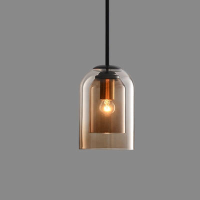 Belluno Lampa Wisząca | Elegancka Lampa Z Przezroczystego Szkła