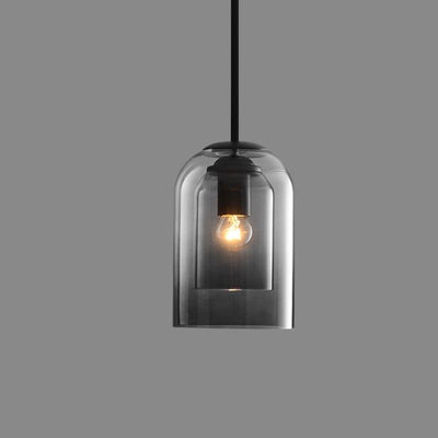 Belluno Lampa Wisząca | Elegancka Lampa Z Przezroczystego Szkła