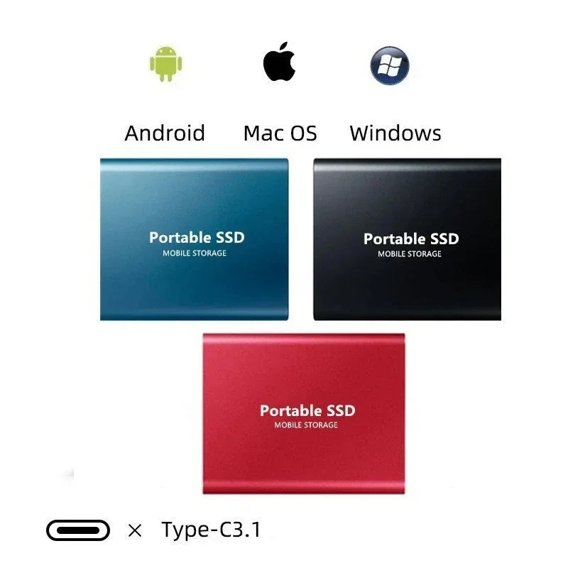 Ultraszybki Dysk Ssd 128 Tb | Wytrzymały Przenośny Dysk Półprzewodnikowy