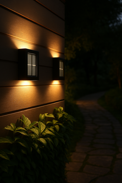 Yandir Luksusowe Bezprzewodowe Lampy Ścienne LED Solar | Elegancki Design