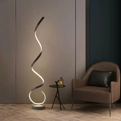 Lampa Podłogowa Sorelia | Nowoczesna Lampa Do Salonu Ściemnialne Led Z Pilotem