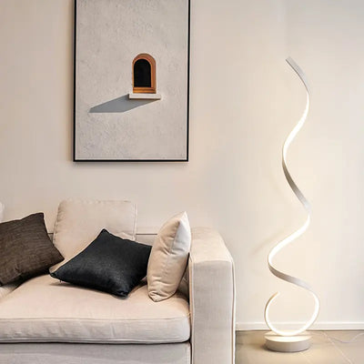 Lampa Podłogowa Sorelia | Nowoczesna Lampa Do Salonu Ściemnialne Led Z Pilotem