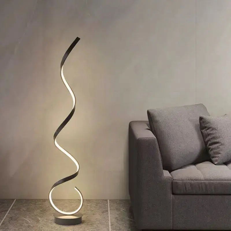 Lampa Podłogowa Sorelia | Nowoczesna Lampa Do Salonu Ściemnialne Led Z Pilotem