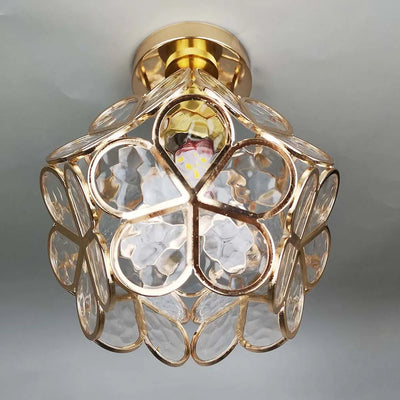 Nöfra | Artystyczna Szklana Lampa Sufitowa do Salonu i Sypialni