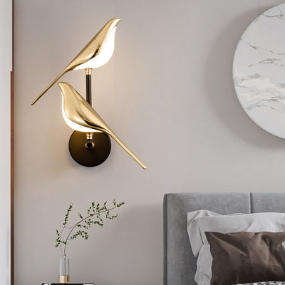 Bordik | Nowoczesna Lampa Ścienna Bird Do Salonu i Przedpokoju
