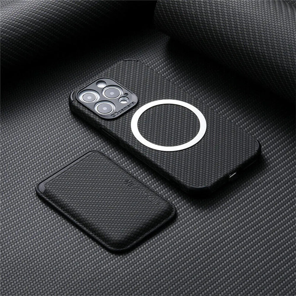 June Smukłe Magnetyczne Etui Na Karty Do IPhone'a | Minimalistyczne