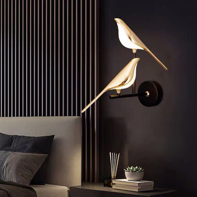 Bordik | Nowoczesna Lampa Ścienna Bird Do Salonu i Przedpokoju