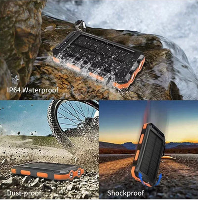 Dean Powerbank Solarny | Pro Z Wbudowaną Latarką Led