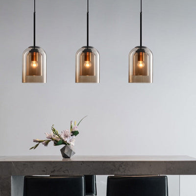 Belluno Lampa Wisząca | Elegancka Lampa Z Przezroczystego Szkła