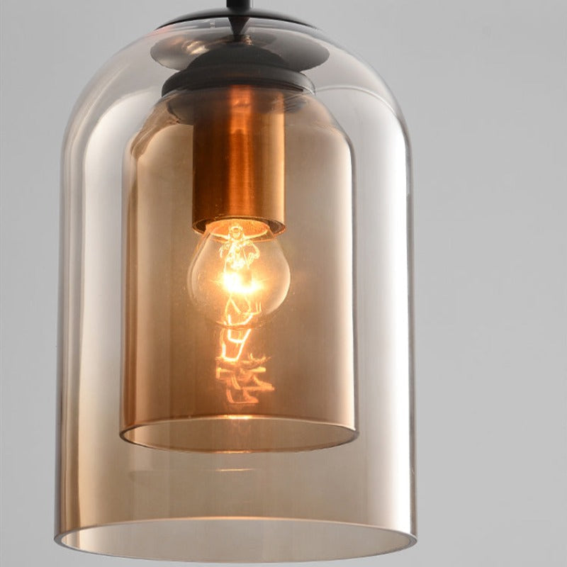 Belluno Lampa Wisząca | Elegancka Lampa Z Przezroczystego Szkła