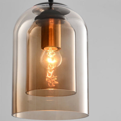 Belluno Lampa Wisząca | Elegancka Lampa Z Przezroczystego Szkła