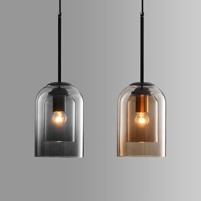 Belluno Lampa Wisząca | Elegancka Lampa Z Przezroczystego Szkła