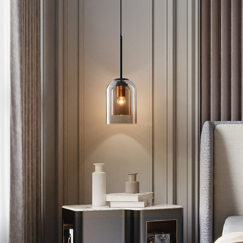 Belluno Lampa Wisząca | Elegancka Lampa Z Przezroczystego Szkła