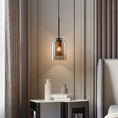 Belluno Lampa Wisząca | Elegancka Lampa Z Przezroczystego Szkła