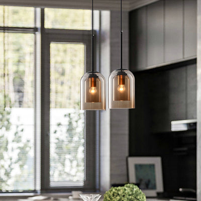 Belluno Lampa Wisząca | Elegancka Lampa Z Przezroczystego Szkła