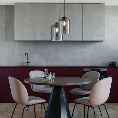Belluno Lampa Wisząca | Elegancka Lampa Z Przezroczystego Szkła