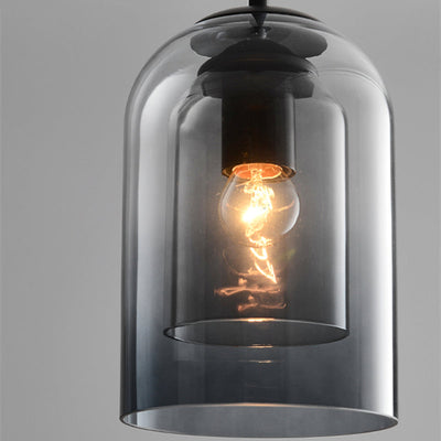 Belluno Lampa Wisząca | Elegancka Lampa Z Przezroczystego Szkła