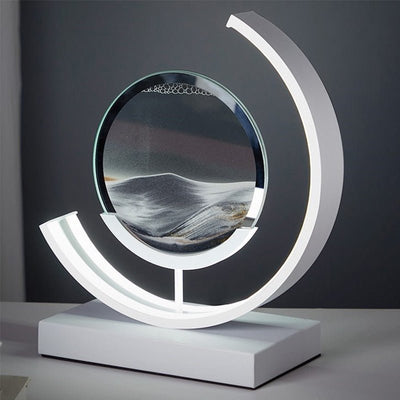 LuminPiask | Lampa Led z Ruchomym Piaskiem | Dekoracja Antystresowa