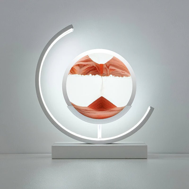 Lampa Z Piaskowym Krajobrazem | Dekoracyjna Lampa Led Ruchoma Sztuka