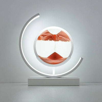 Lampa Z Piaskowym Krajobrazem | Dekoracyjna Lampa Led Ruchoma Sztuka